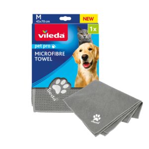 Mikrofibros rankšluosčiai augintiniams VILEDA Pet Towel, M dydis, 3 vnt. rinkinys