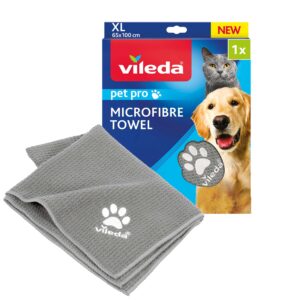Mikrofibros rankšluosčiai augintiniams VILEDA Pet Towel, XL dydis, 3 vnt. rinkinys